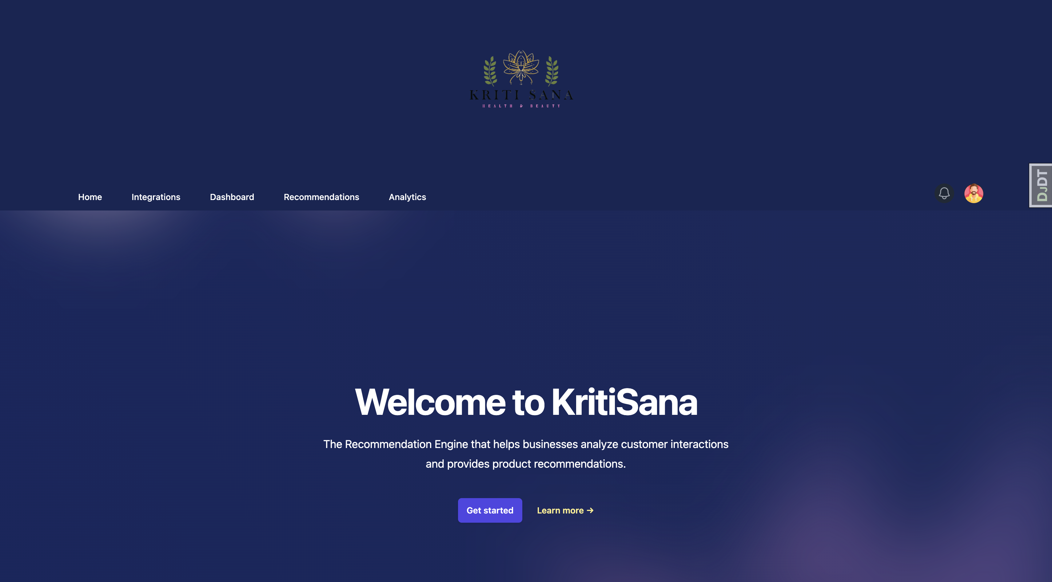 KritiSana E-commerce Recommendation Engine